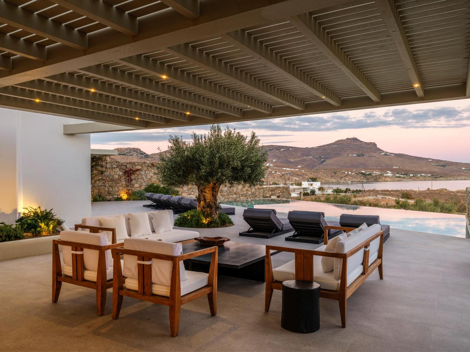 Blue Eye Grand Villa Mykonos Калафатіс Екстер'єр фото