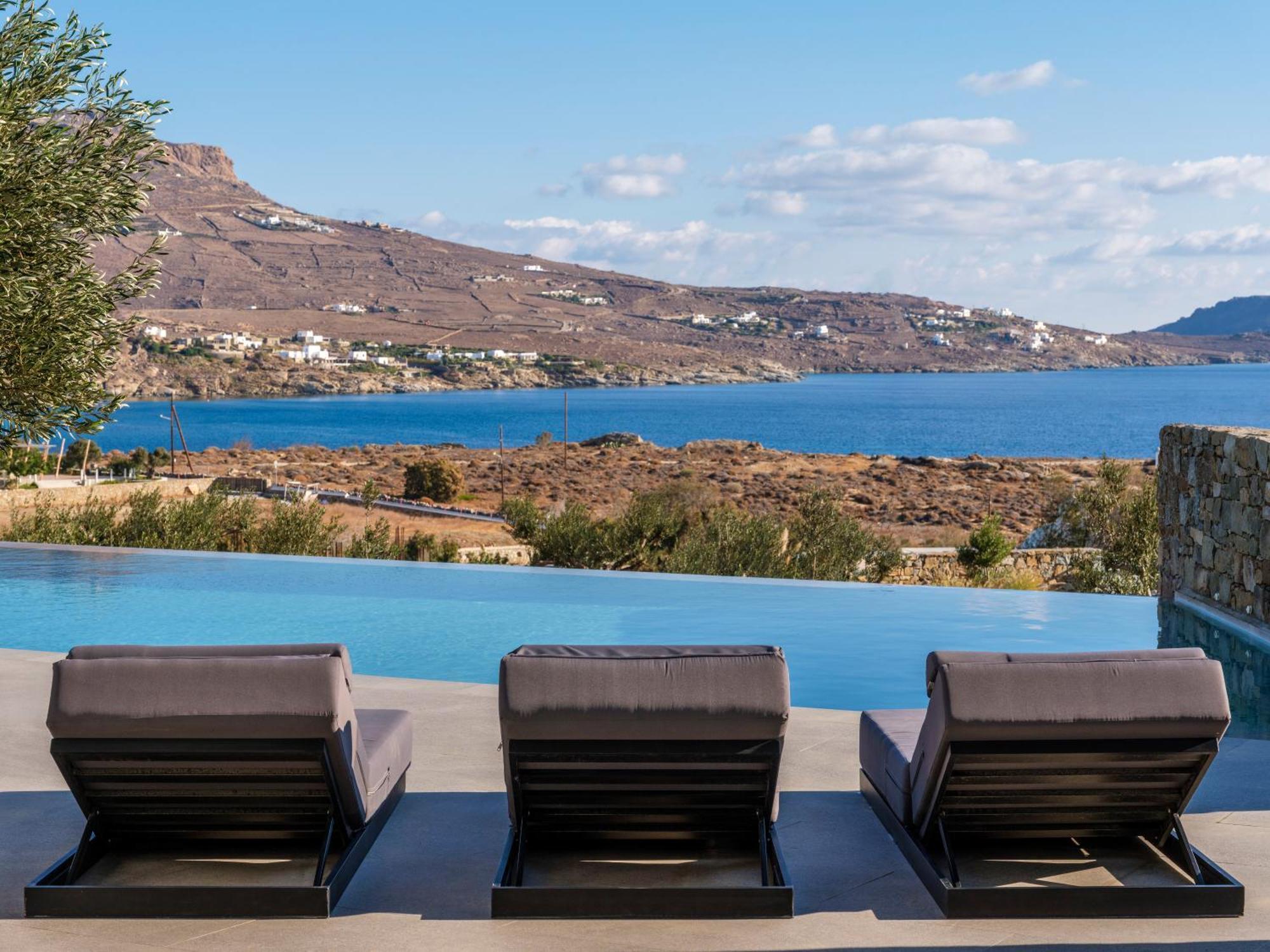 Blue Eye Grand Villa Mykonos Калафатіс Екстер'єр фото