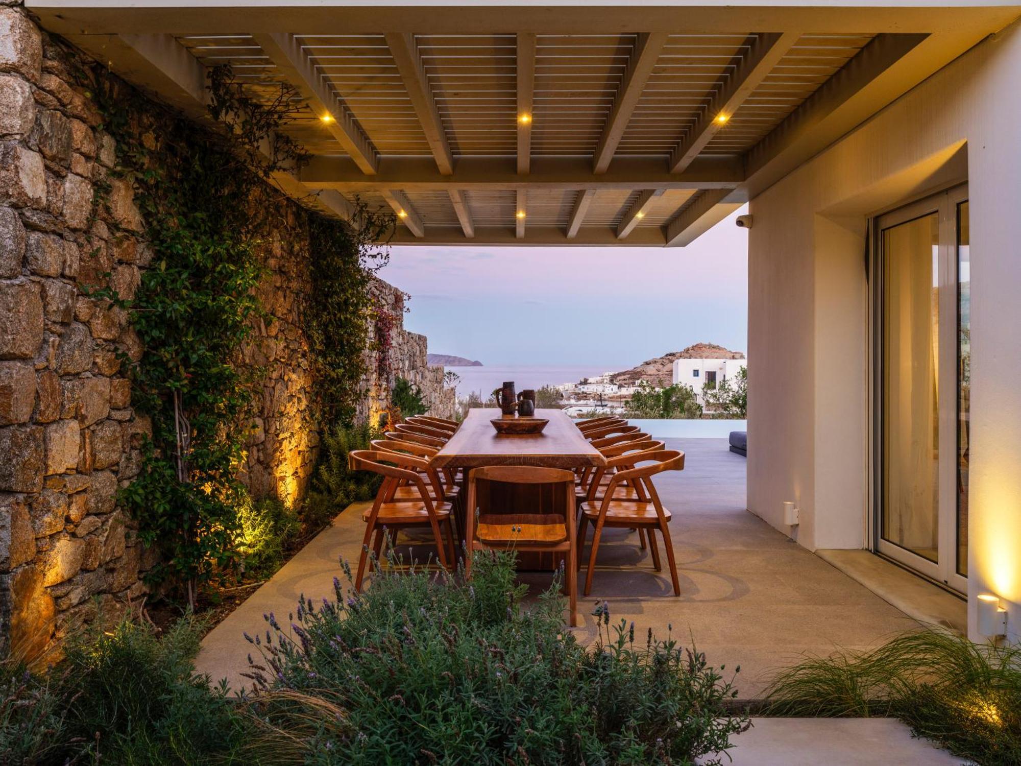Blue Eye Grand Villa Mykonos Калафатіс Екстер'єр фото