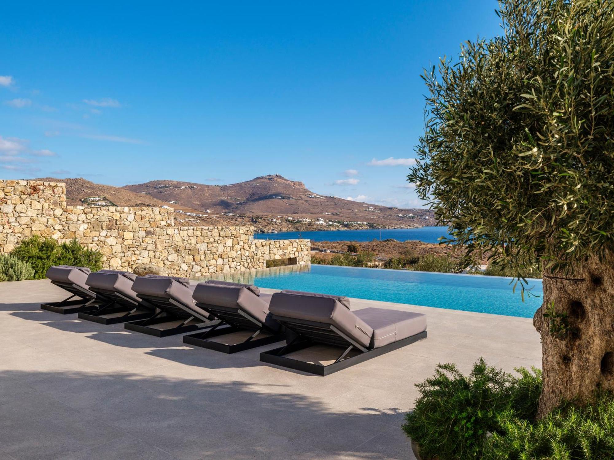 Blue Eye Grand Villa Mykonos Калафатіс Екстер'єр фото
