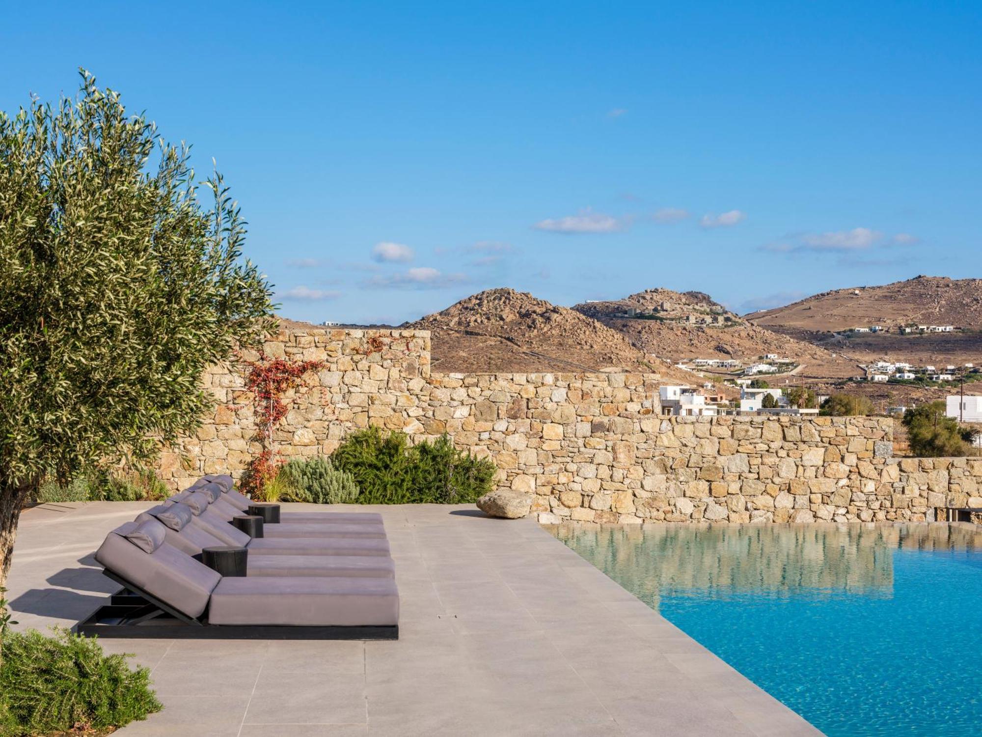 Blue Eye Grand Villa Mykonos Калафатіс Екстер'єр фото