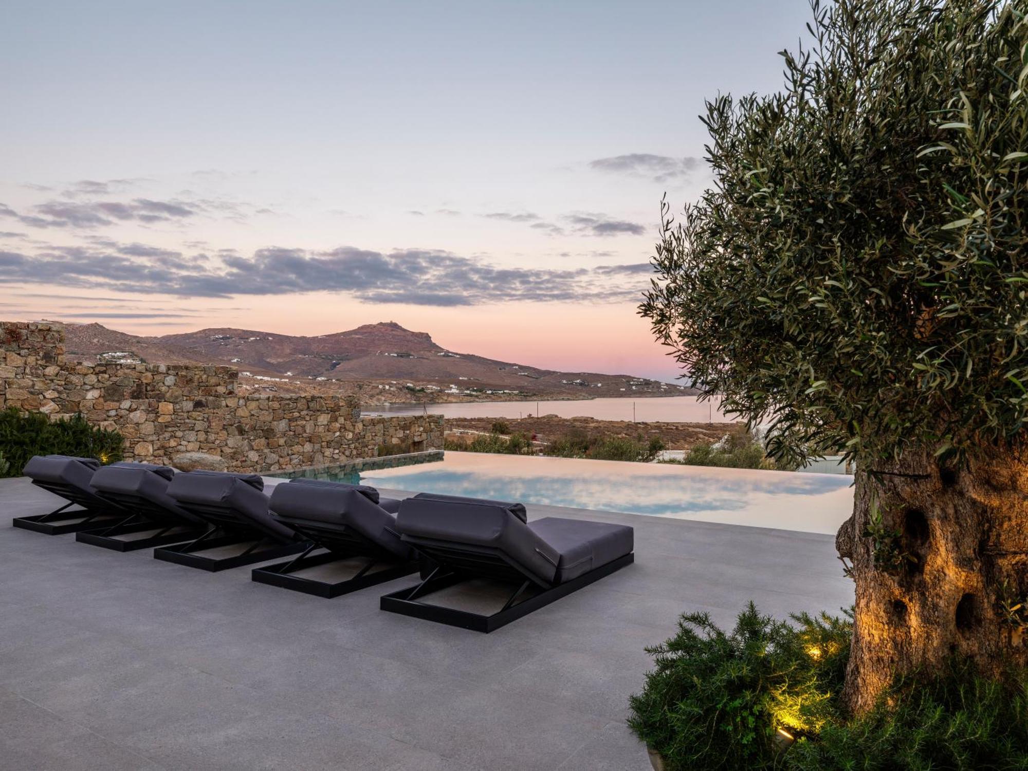 Blue Eye Grand Villa Mykonos Калафатіс Екстер'єр фото