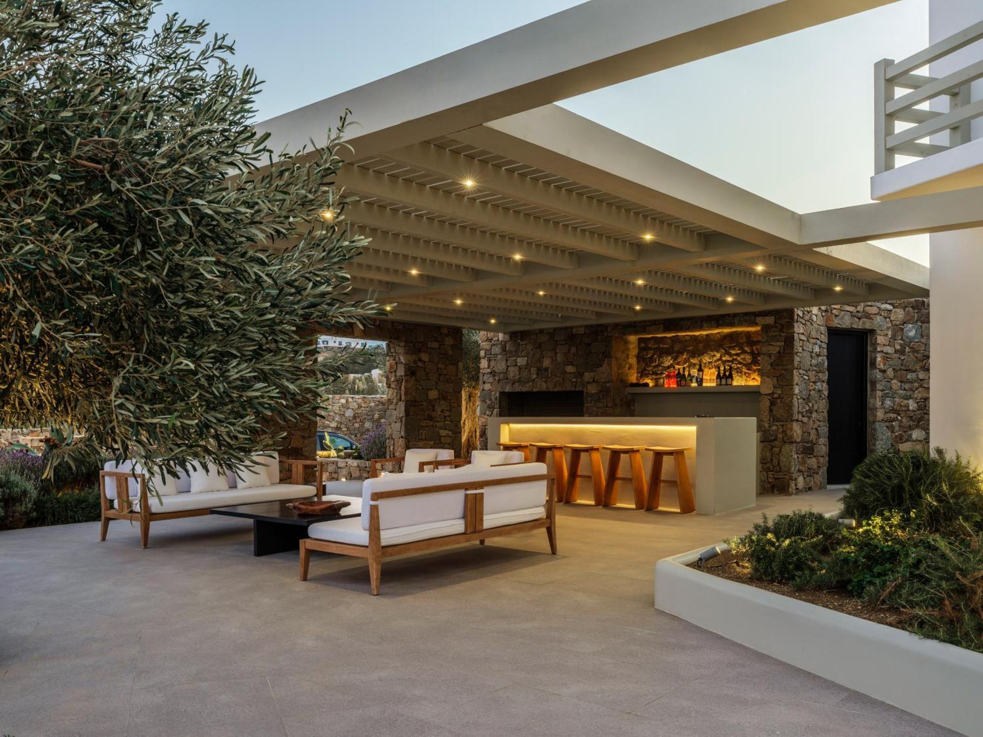 Blue Eye Grand Villa Mykonos Калафатіс Екстер'єр фото