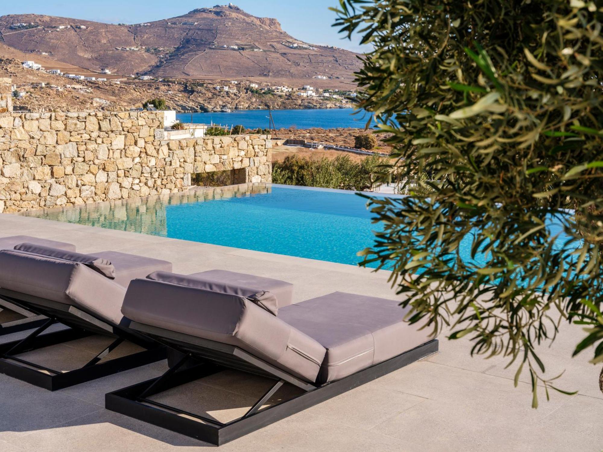 Blue Eye Grand Villa Mykonos Калафатіс Екстер'єр фото