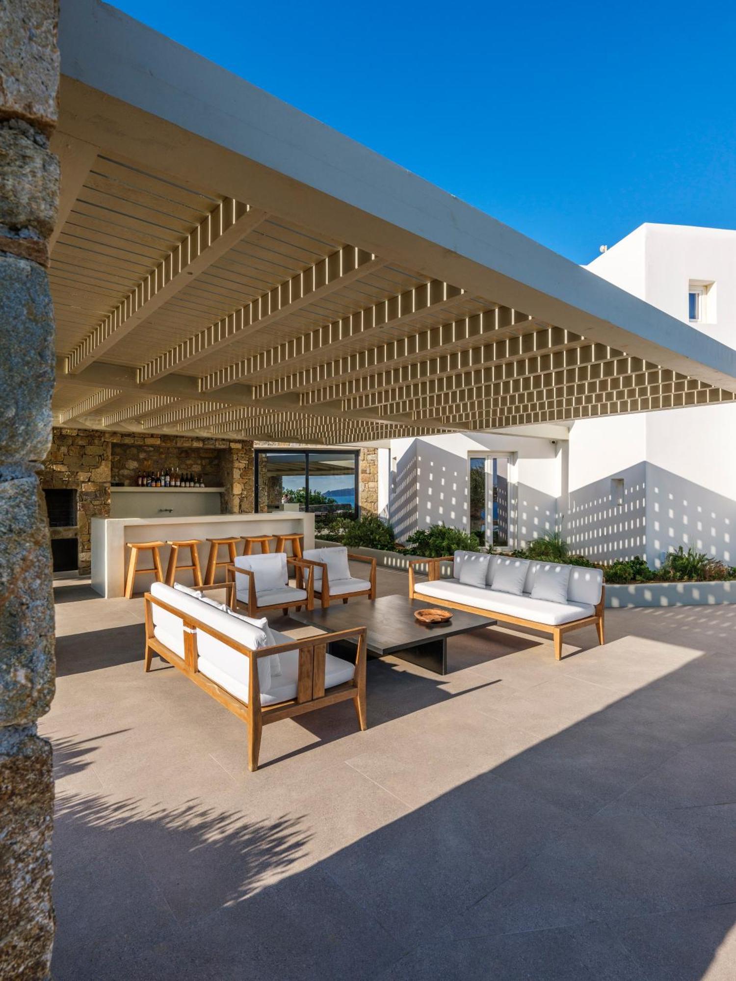 Blue Eye Grand Villa Mykonos Калафатіс Екстер'єр фото